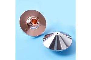 Startnow Ugello da taglio laser S28-A Doppio strato Calibro 0,8 1,0 mm 1,5 D28mm Precitec HANS WSX Ugello laser (S28-A-15-S 1 PCS, 1.0)