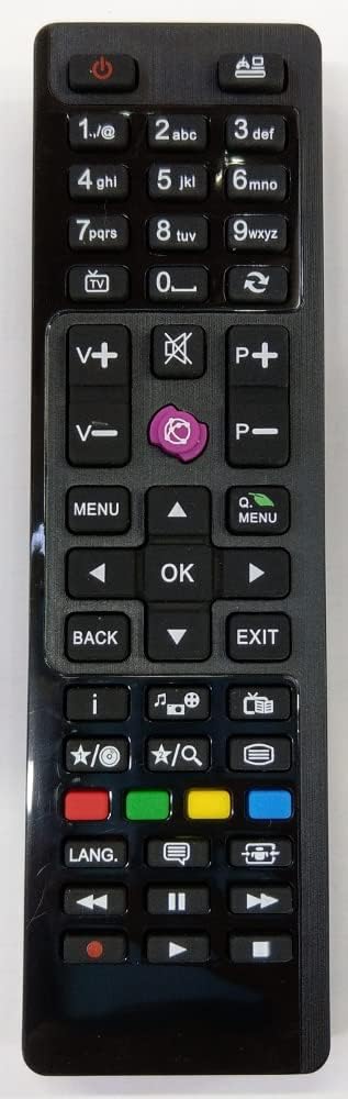Vestel Seg Regal Finlux Techwood HiLewel Mor Tuşlu Lcd Led Smart Tv Kumandası