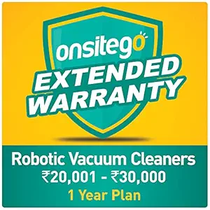 Onsitego 1 Year Extended Warranty for Robotic Vacuum Cleaner (Rs.20001 to 30000) (Email Delivery)