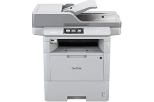 Brother MFC-L6900DW Mono Laser Printer - All-in-One, Wireless/USB 2.0/Network/NFC, Printer/Scanner/Copier/Fax Machine, 2 Sided Printing, 50PPM, A4 Printer, Business Printer