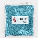 100G METALLIC LIGHT BLUE GLITTER ULTRA FINE WINE GLASS ART AND CRAFT NAIL ART SCRAPBOOKING NON TOXIC