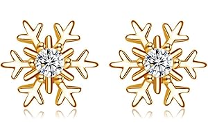 Bewenda Kolczyki na sztyfcie, srebro 925 na Boże Narodzenie, srebro wysokiej próby 925, hipoalergiczne kolczyki bożonarodzeniowe, małe 7 mm, białe perły, cyrkonie, srebro próby 925, dla kobiet i