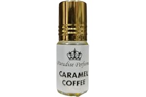 Paradise Perfumes & Gems Caramel Coffee | Gorgeous Creamy Roll On Fragrance Perfume Oil 3ml 6ml 12ml | Amazing Scent | Vegan & Cruelty-Free | Alcohol-Free | PPG (3ml)