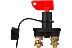 BAITHNA 12V 24V 200A Car Auto Battery Switches Isolator Disconnect Cut Off Power Kill Switch Master Power Cut Out/Off Kill Switches for Marine Car Boat RV ATV Vehicles