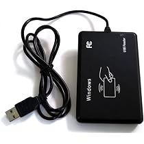 Lecteur RFID USB YAVIS 13.56MHz + 10 Badges - Plug & Play Pour Cartes Mifare 1K, ID Numérique