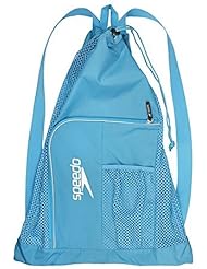 Speedo Deluxe Ventilator Mesh Mochila, Unisex Adulto, Azul (Sky Blue), Talla Única