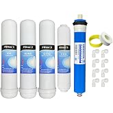 Depurtek | 50GPD Reverse Osmosis Membrane Kit and Filters | High Performance Compatibility HIDROBOX HYDROHEALTH | HIdrotek NT