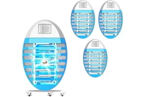 YOUKK Insektenvernichter Elektrisch, Steckdosen-Insektenvernichter mit UV-Licht, mückenlampe, mückenfalle, für Fliegen, Mücken, Motten, Küche, für Schlafzimmer, Indoor (4 Pack)