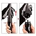 CkeyiN® 5-in-1 Curling Wand Adjustable Temperature 360° Swivel Power Cord Ceramic Barrels Hair Curling Iron Styling Tong with Anti-Heat Glove- Standard UK Plug