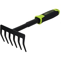 Râteau à Main BLACK+DECKER 38,8 Cm - Poignée Ergonomique Pour Jardin