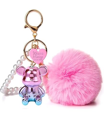 Porte-clés Coeur Couronne Popfizzy Bling - Breloque Strass Rouge - Pour Sac à Main Ou Sac à Dos