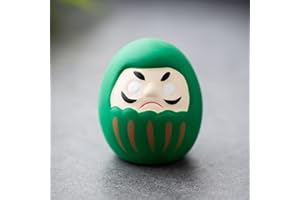 RUDFUZ Ceramica giapponese Daruma Artigianato Cartoon Lucky Cat Fortune Ornamento Paesaggio Decorazioni per la Casa Accessori Regali Decorazione Soggi