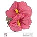 Produktbild Kostümzubehör "Hawaii - Girl" Haarspange mit zwei rosa Blüten "Hibiskusblüten"