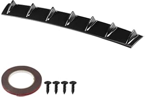 KIMISS Universale Paraurti Labbro Diffusore Splitter, Auto Paraurti Posteriore Telaio Pinna di Squalo Spoiler Ala Lip Diffusore(L)= 5 heckspoiler