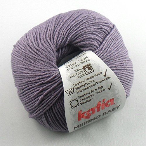 Katia Merino Baby 065 evening haze 50g Wolle