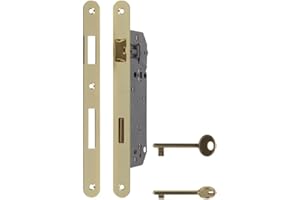 TOSCOCORNICI Serratura AGB Patent Grande Foro mm 50 Quadro mm 8 (OTTONE)