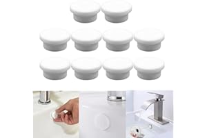 KWJNH Lot de 2/5/10 anneaux de trop-plein en silicone pour lavabo de salle de bain - Accessoires