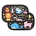 Produktbild WINOMO Paar Auto Seite Fenster Sonnenschirm Auto Static Cling Sun Shades Beschützer für Baby (Animal World)