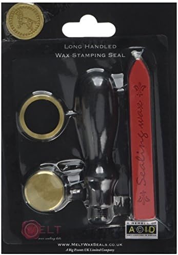 MELT Wax Stamp, Labrador Dog Dogs Coin Seal and Red Wax Stick XWSC143-Kit (S23)