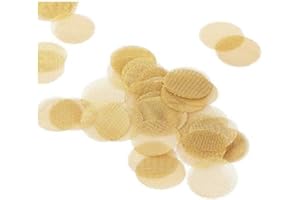 Geagodelia 100 Pièces Pipe Screen en Acier Inoxydable Écrans de Pipe Filtres à Écran de Fumée Écrans de Tuyau (Or)