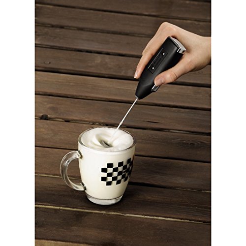 Xavax Milchaufschäumer Milchicopter (extra starker Motor, Spezialspirale, leichte, Milk Frother) schwarz - 2