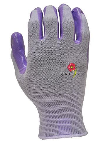 G & F 15226 M Damen Garten Handschuhe, mittel, verschiedene Farben (6 Stück) - 10