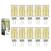 Produktbild MENGS® 10 Stück G4 LED Lampe 5W AC/DC 12V Kaltweiß 6500K 51x2835 SMD Mit Keramic und ACRYLIC Material