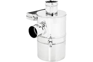 ALLINOX Kit Abbattitore di Fuliggine Ad Acqua Per Stufa a Pellet Filtrazione Efficace Riduzione Fumo e Polveri Sottili MADE IN ITALY (DN 100)
