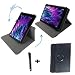 Produktbild Tablet Tasche für Samsung Galaxy Tab S2 9.7 LTE (SM T-819) Schutz Hülle Etui Case + Touch Pen – Schwarz 10.1 Zoll 360