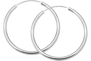 SoulCats® Orecchini a Cerchio Orecchini a Cerchio in Argento Sterling 925 Viennagold Orecchini argentati 8 12 16 20 25 mm