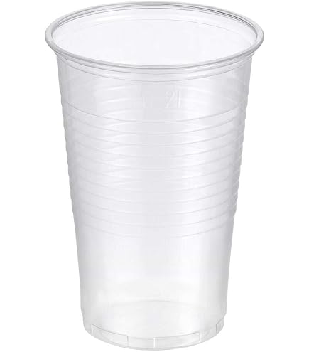 Cucchiaini Plastica Trasparenti RobLuX - 200 Pezzi 10.2cm Per Feste E Dolci