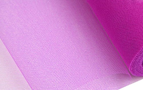 9m Rolle Tüll 30cm ( rot 250 ) // Tischband Tüllband Netz Band Deko Stoff Schleifenband Tülldekostoff Hochzeit Deko Floristik - 3