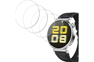 AOOSU Folia ochronna do Huawei Watch GT 5 41 mm, 4 sztuki, ochrona wyświetlacza, folia pancerna, folia ochronna na wyświetlacz HD przezroczysta