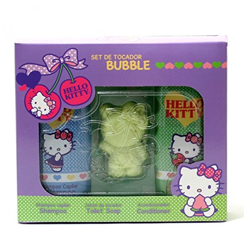 Sanrio 7501611820726 Hello Kitty Bubble By Hair Shower Care Set