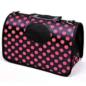 Pets Empire Fabric Dog Crate Airline Approved Pet Dog Travel Carrier Kennel Cat Dog Comfort Travel Cage Bag Durable and Breathable Full Zipper Cute Bag for Puppy and Cat ?L x W x H :20.4