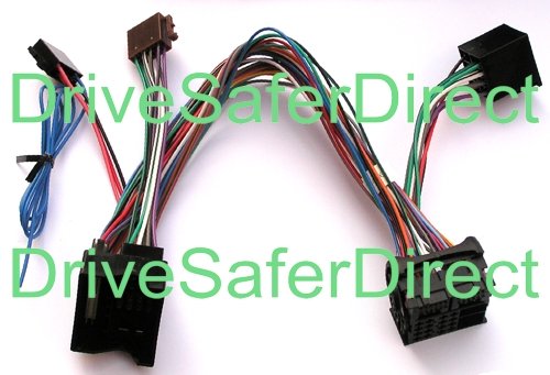 INKA-902884-04-3B ISO SOT Fully-Populated Mute Lead for Parrot CK3100, CK3200, MKi9100, MKi9200 and other ISO handsfree kits for vehicles: Vauxhall Corsa, Vauxhall GTC, Vauxhall Meriva, Vauxhall Movano, Vauxhall Signum, Vauxhall Tigra Twintop