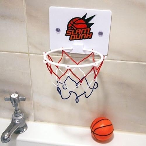 Bath Time Basketball Hoop 2 Floating Balls Slam Dunk Bath Toy Xmas