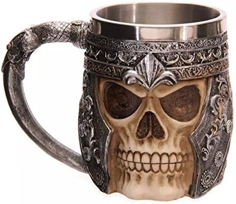 SMKF Stainless Steel Skull Coffee Mug For 3D Design by SMKF