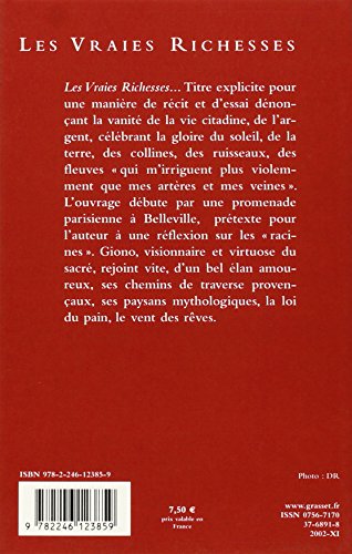 Livres Couvertures de Les Vraies Richesses