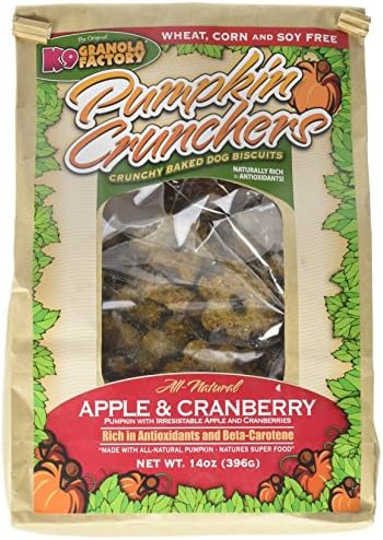 K9 Granola Factory Apple and Cranberry Pumpkin Crunchers, (14oz) 396g