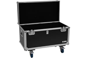 ROADINGER Universal-Transport-Case 80x40cm mit Rollen | Truhen-Case mit Lenkrollen