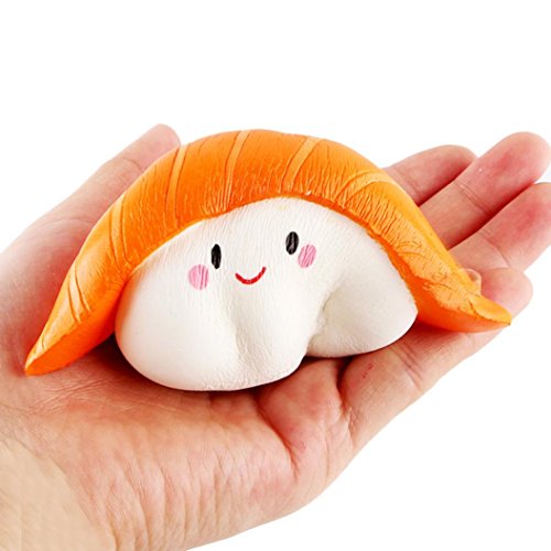 Preisvergleich Produktbild Vovotrade Stress Relief Spielzeug Jungen Spielzeug, Baby Spielzeug, Spaß Squishy Toys Sushi Scented Squeeze Squishy Langsam steigende Spaß Spielzeug Stress Stress Heilung Geschenk Kinder Spielzeug Outdoor Spielzeug Pädagogisches Spielzeug (Weiß)