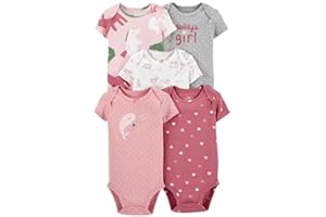 ACURYX Body Krótkie rękawy Niemowlęce 5 sztuk Bawełna Dzieci Dziewczynka Chłopcy Niemowlęta Odzież Body Pajacyki