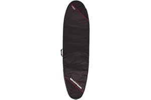 OE OCEAN & EARTH Ocean and Earth Compact Day Long Board Cover - Black Red - UV Sun Protection and SPF Properties -