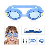 Schwimmbrille Kinder, HiHiLL Schwimmbrille Antibeschlag 100% UV-Schutz, einfach 