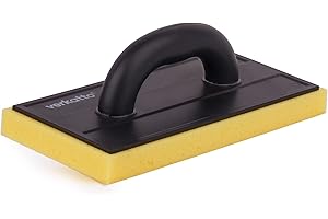 Llana de lavado de azulejos de Mivos con almohadilla de esponja de 25 mm, Talocha de rallar con revestimiento de espuma de poliuretano, Fabricado en la UE