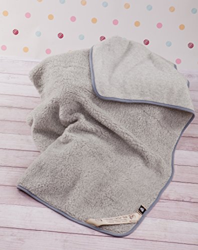 SALE!!! NATURAL & WARM LIGHT WEIGHT BABY COTBED Blanket 100% Wool , SIZE : 140x100cm 550gsm
