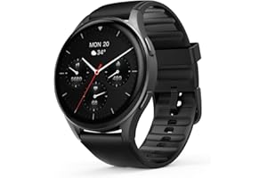 ‎HAMA Hama Smartwatch 8900 (GPS, AMOLED 1.43, czarna koperta, czarna ramka, pasek silikonowy, rozmowy, smart zegarek fitness, wodoodporny, always on, ładowanie magnetyczne, timer) czarny