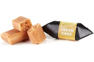 MR FUDGESTO ARTISAN DELICACIES Caramels Fondants - Gâteau à la Crème - Fabrication Artisanale - Bonbons - Fudge - Épicerie Fine - Mr Fudgesto - Boîte 250g