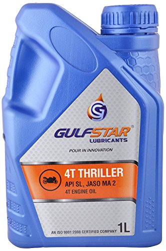 Gulfstar 4T Thriller 20W-40 API SL 4 Stroke Engine Oil for Motorbikes (1 L) RS.236 (23.00% Off) - Amazon